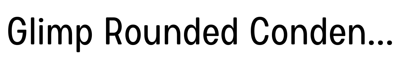 Glimp Rounded Condensed